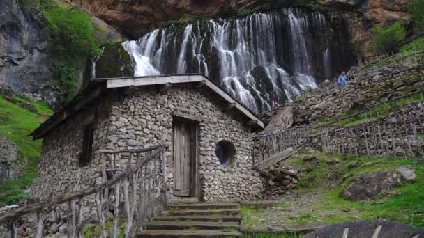 Cascate Del Parco Nazionale Aladaglar Cascata Nel Parco Nazionale Aladaglar — Video Stock