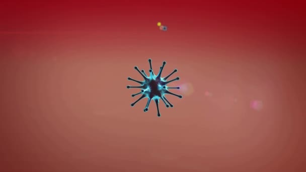 Les anticorps tuent les virus, les macrophages et les coronavirus, Vidéo médicale de fond