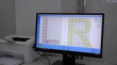 Laboratuvar ölçümleri, laboratuvar araştırmaları, modern laboratuvar ekipmanları, laboratuvar ekipmanlarıyla çalışan bilim adamları.