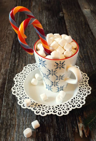 Şeker ile yılbaşı kupa