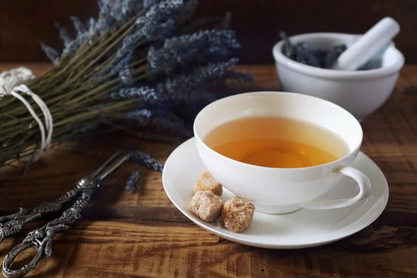 Ароматичні лаванди чай — стокове фото