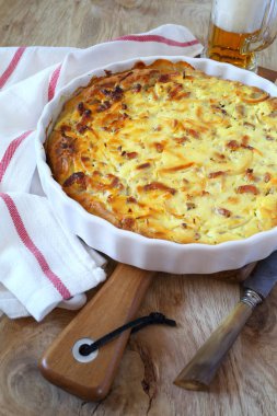 Quiche lorraine, Fransız pasta ve bira