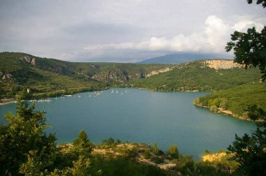 Fransa, Provence: göl, Sainte Croix 
