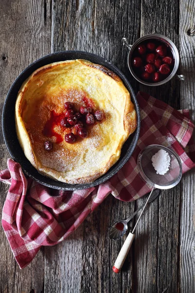 Amerikan mutfağı: Hollandaca bebeğim yemyeşil omlet, pudra şekeri ve che