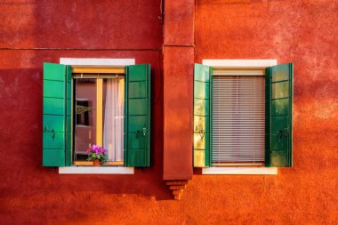 Günbatımı Burano ışık