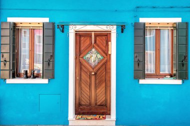 Burano pitoresk windows