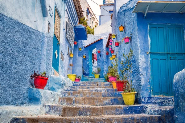 Chefchaouen blaue Stadt — Stockfoto