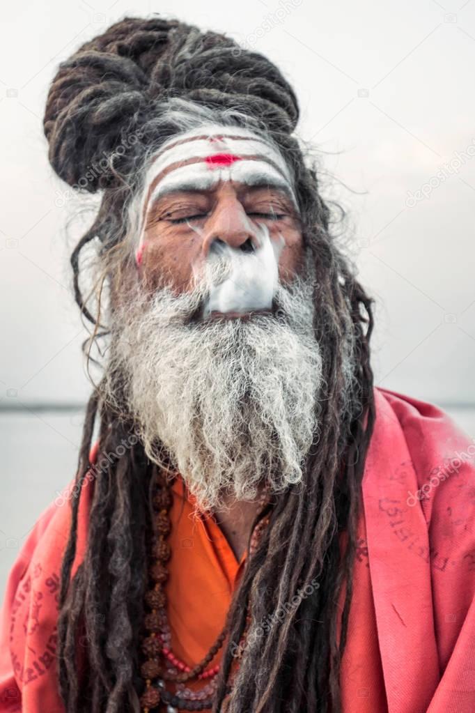 Holy Varanasi man