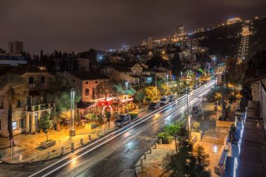 Haifa gece görünümü