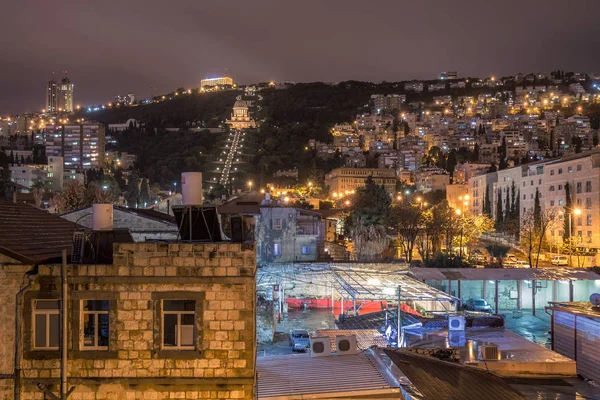 Vista nocturna de Haifa —  Fotos de Stock