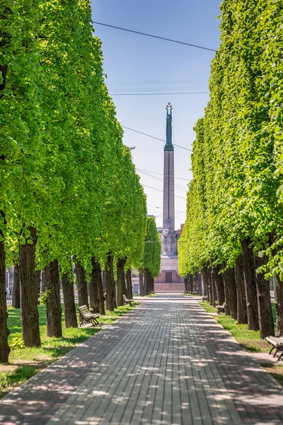 Yeşil park Riga. — Stok fotoğraf