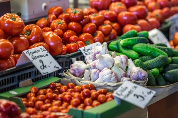 Mercado de la ciudad en Riga —  Fotos de Stock