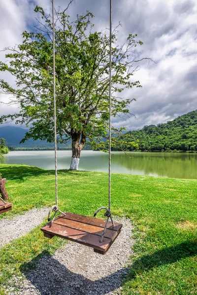 Kvareli jezero Gruzie — Stock fotografie