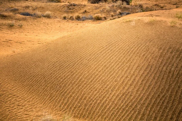 Areia deserto por do sol — Fotografia de Stock