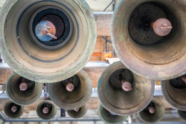 Çan kulesine Saint Sophias Katedrali Kiev, Ukrayna.