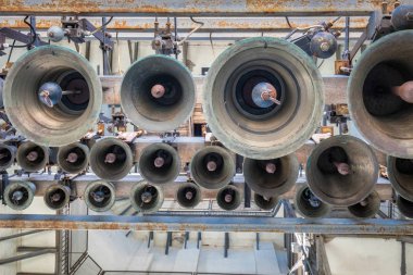 Çan kulesine Saint Sophias Katedrali Kiev, Ukrayna.