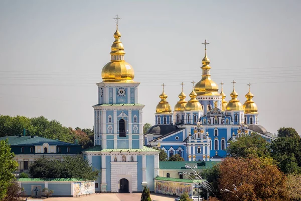 Monasterio Cúpula Dorada San Miguel Reconstruido Kiev Ucrania — Foto de Stock
