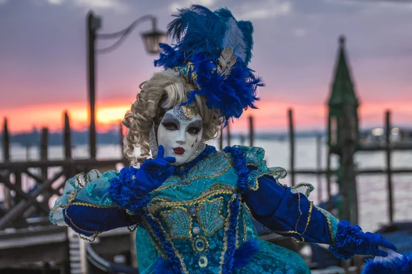 Venezia-karnevalet Italia – stockfoto