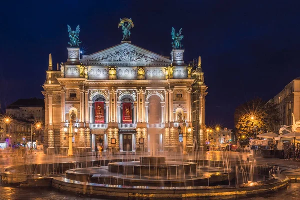 Η Όπερα Lviv — Φωτογραφία Αρχείου