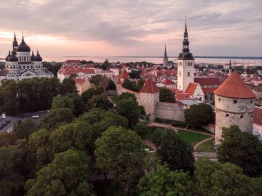 Tallinn havadan görünümü