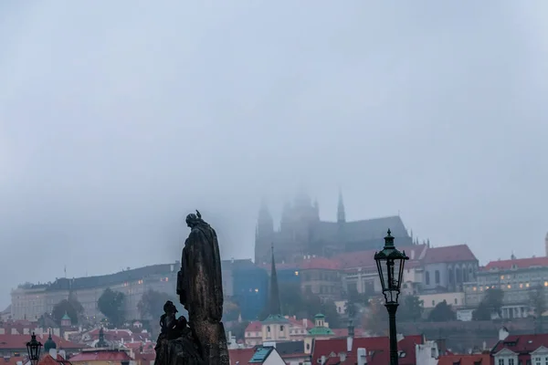 Основные достопримечательности Праги — стоковое фото
