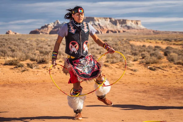 Navajo dança tradicional — Fotografia de Stock