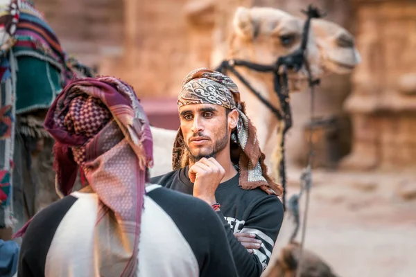 Beduinos de Petra — Foto de Stock