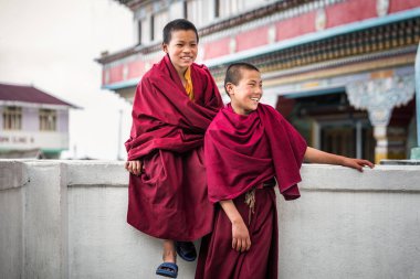 Hindistan 'daki Budist keşişler