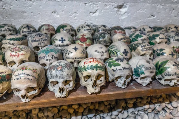 Hallstatt pueblo de montaña — Foto de Stock