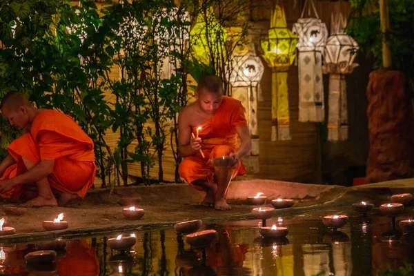 Фестиваль ліхтарів Таїланд — стокове фото