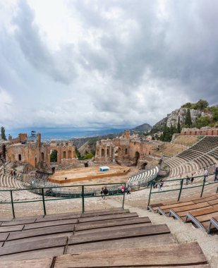 Catania Sicilya Italya editoryal