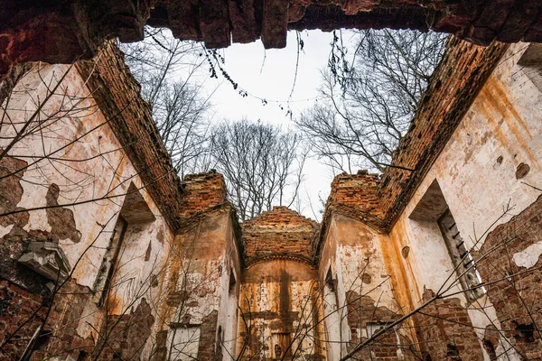Ruins of Church of St. Anthony at Rovanichi, Belarus.