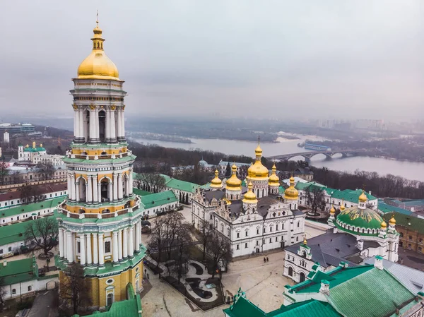 Вид Сверху Киево Печерскую Лавру Высоты Холмов Киев Украина — стоковое фото