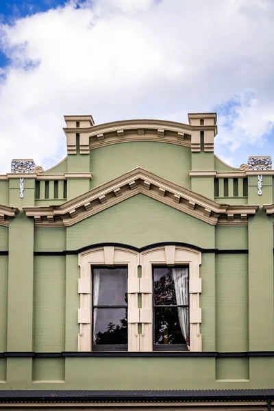 Side Wall Vintage Wooden Building Auckland New Zealand — Stock Photo, Image