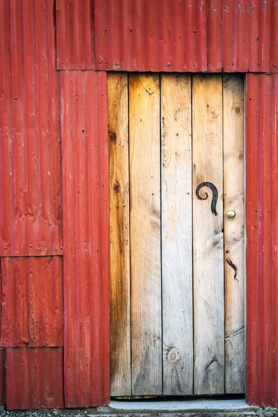 Parede Lateral Edifício Tijolos Vintage Com Janelas Dunedin Nova Zelândia — Fotografia de Stock