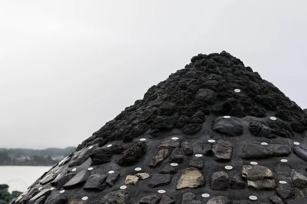 富士模拟器在河口湖湖畔和富士山在日本 — 图库照片