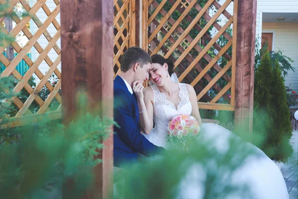 Belo dia de casamento — Fotografia de Stock