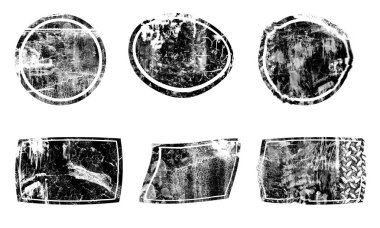 Soyut öğe daire. Fırça leke doku