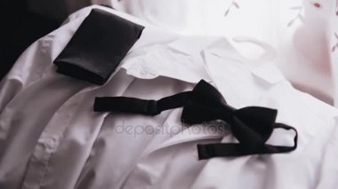 Düğün aksesuarları closeup damat