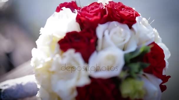 Beau bouquet de mariage — Video