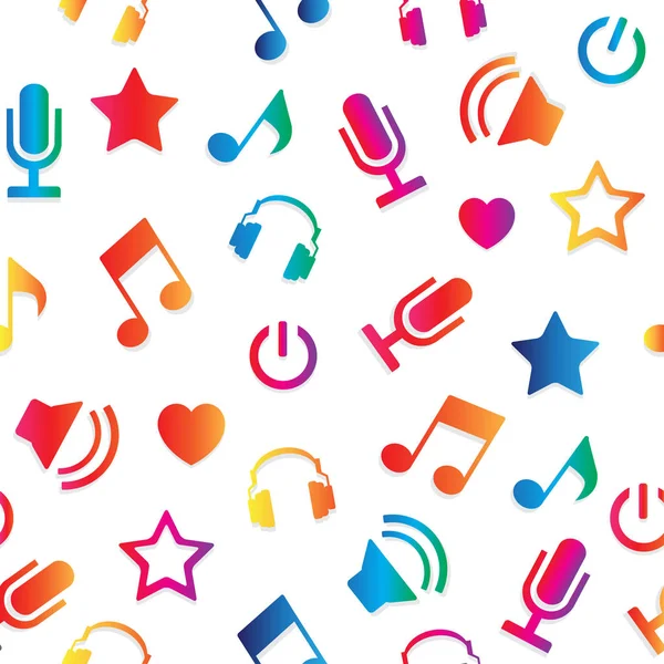 Set di etichette, badge ed elementi di design correlati al karaoke. Emblemi del club di karaoke. Microfoni isolati su sfondo bianco. Illustrazione vettoriale . — Vettoriale Stock