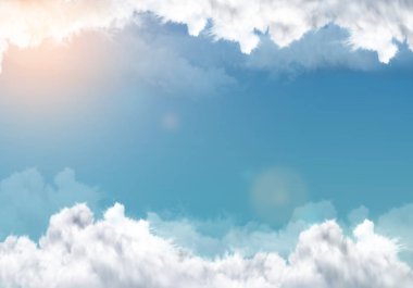 arka plan gökyüzü ve bulutlar ile