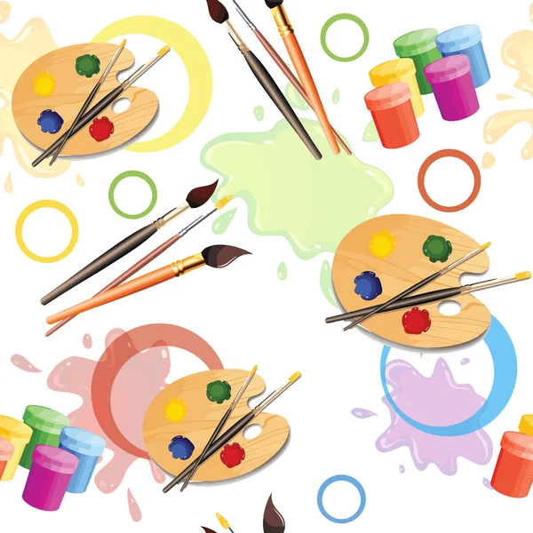 renkli boya fırça darbesi ayarla, desen