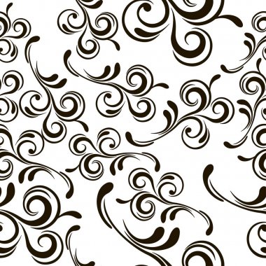 vintage tarzı siyah beyaz seamless modeli