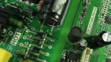 elektronik devreler yakın çekim, makro