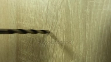 bir delik matkap bit closeup ile