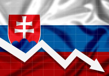 Aşağı ok, hataları kavramı AB bayrağı Slovakya