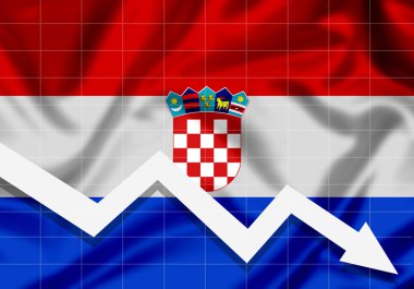 AB bayrağı Hırvatistan aşağı ok, hataları kavramı