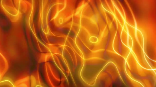 fond néon abstrait avec des rayures jaunes mobiles, belle animation futuriste 