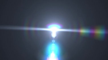 Optik lens alev efekti, 4K Light Ray, yüksek kalite ve gerçekçi. Modern çok renkli bir flaş ekranda yatay olarak hareket ediyor. 3 ışıklandırma efekti seti. Logo tasarımı ve ışıklandırma için kullanılır.